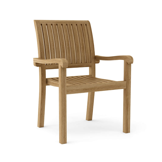 Anderson Teak Aspen Stackable Armchair (Fully Built & 4 pcs in a box)