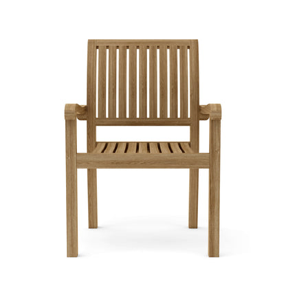 Anderson Teak Aspen Stackable Armchair (Fully Built & 4 pcs in a box)