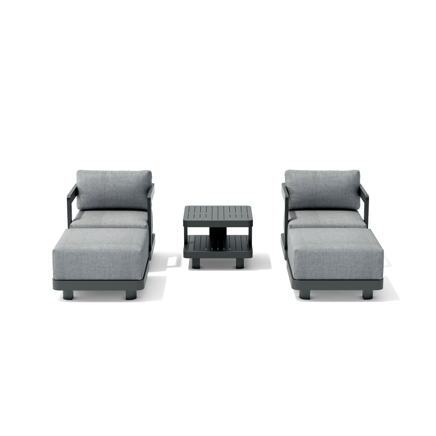 Anderson Teak SET-905-AL 5-pc Granada Aluminum Deep Seating