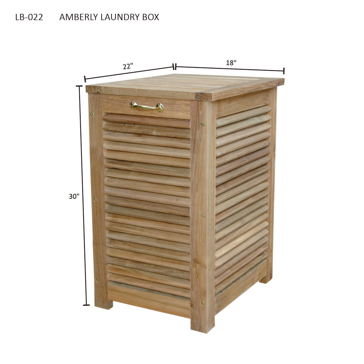 Anderson Teak Amberly Laundry Box