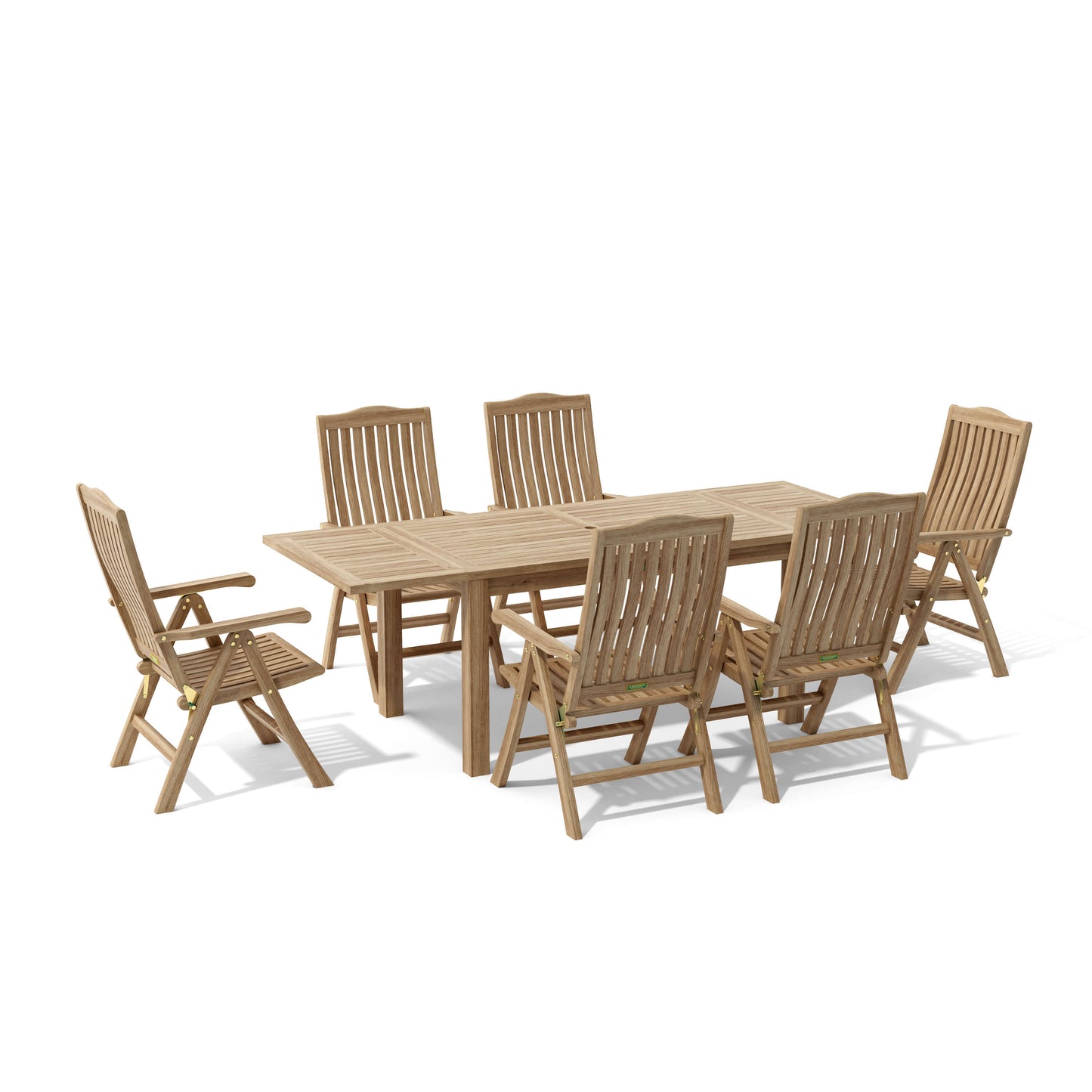 Anderson Teak Bahama Katana 7-Pieces Dining Set