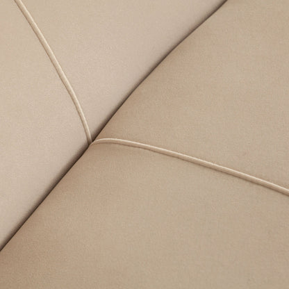 Zelda LF Curved Chaise in Light Camel Performance Velvet w/ (1) Accent Pillow Ball by Diamond Sofa