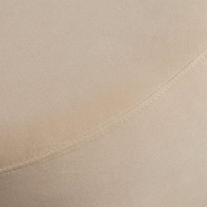 Zelda LF Curved Chaise in Light Camel Performance Velvet w/ (1) Accent Pillow Ball by Diamond Sofa