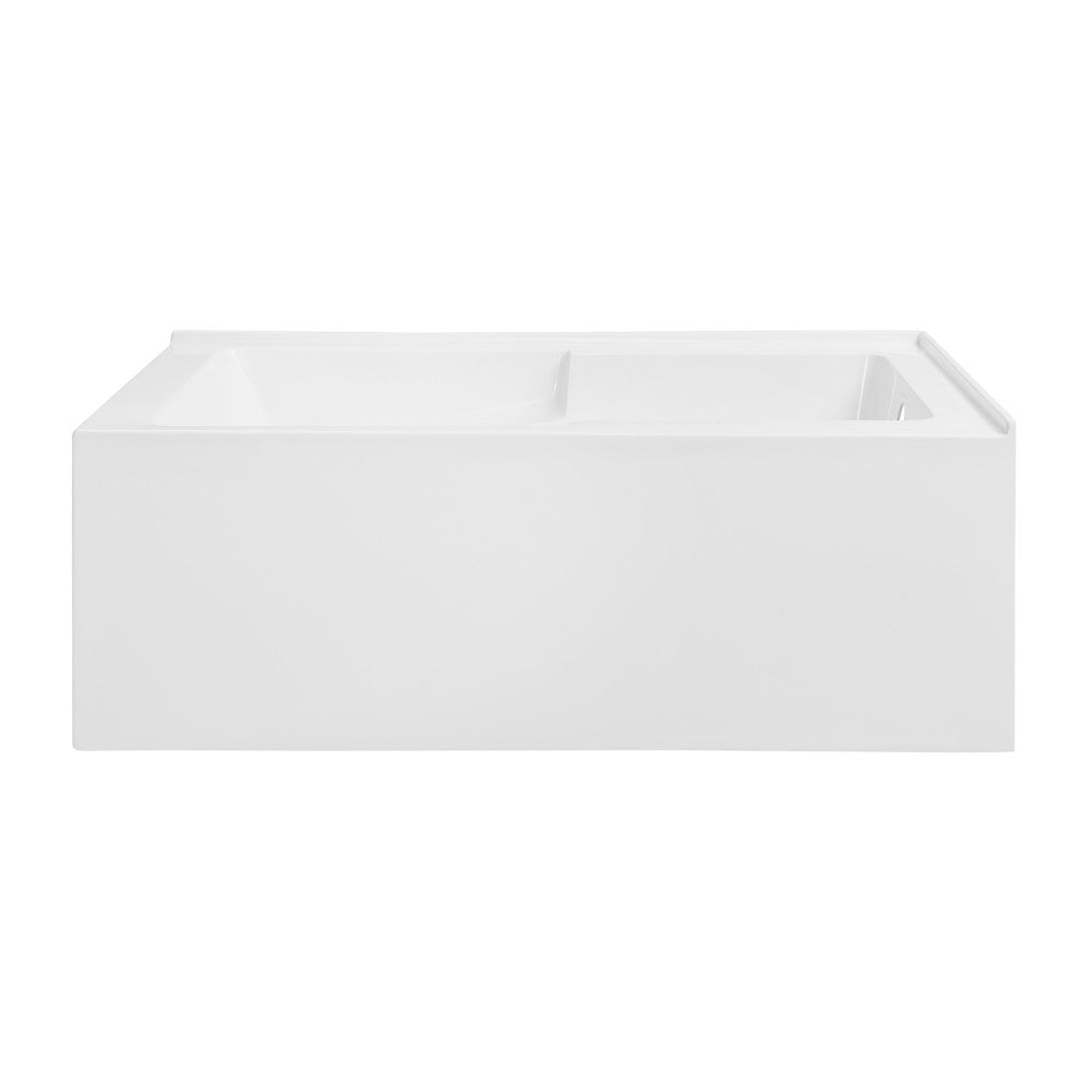 Swiss Madison Claire 60" x 32" Right-Hand Drain Drain Alcove Tub with Corner Apron