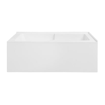 Swiss Madison Claire 60" x 32" Right-Hand Drain Drain Alcove Tub with Corner Apron