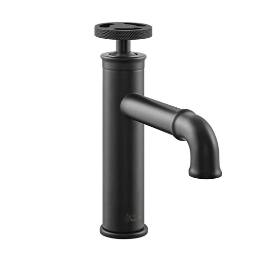 Swiss Madison Avallon Single Hole, Single-Handle Wheel, Bathroom Faucet in Matte Black