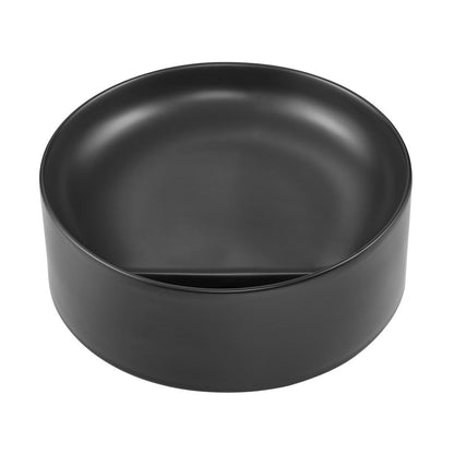 Swiss Madison Beau 16.5" Round Vessel Bathroom Sink in Matte Black