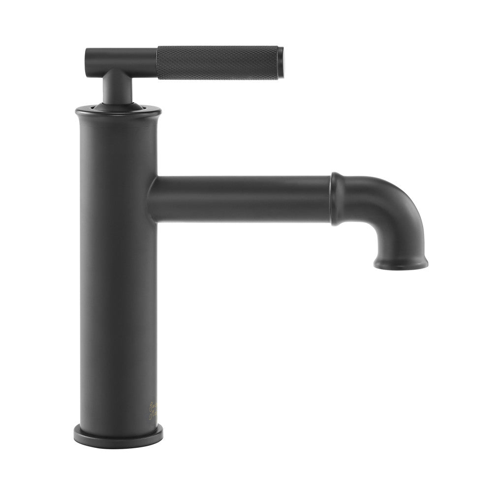 Swiss Madison Avallon Single Hole, Single-Handle Sleek, Bathroom Faucet in Matte Black