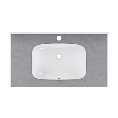 Swiss Madison Avancer 36'' Wall Mount Sink In Charcoal Grey
