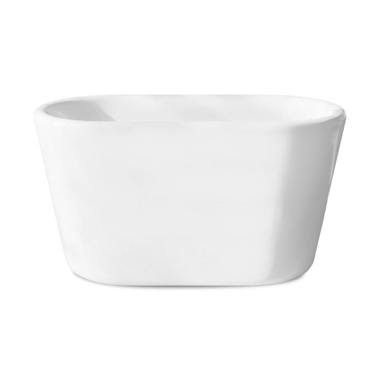 Swiss Madison Nanterre 51" Japanese Soaking Freestanding Bathtub in Glossy White, Drain Included