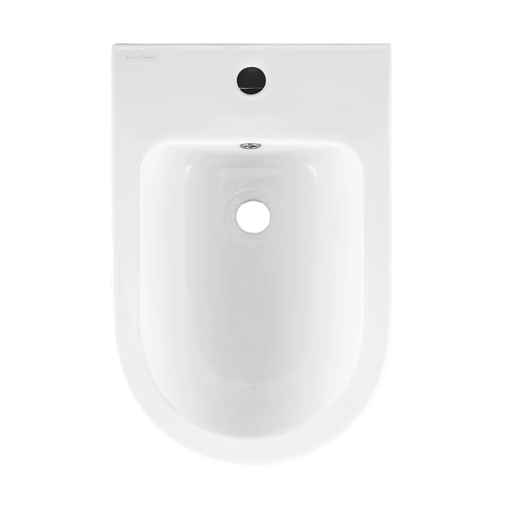 Swiss Madison St. Tropez Wall Hung Bidet in Glossy White
