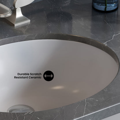 Swiss Madison Monaco 18 Oval Under-Mount Bathroom Sink