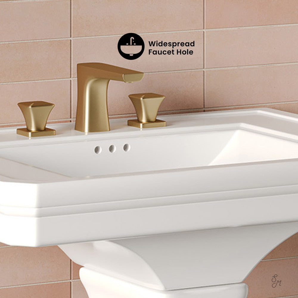Swiss Madison Voltaire Two-Piece Pedestal Sink