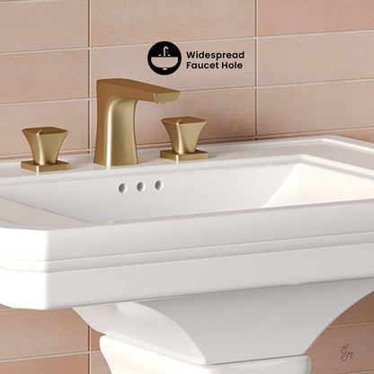 Swiss Madison Voltaire Two-Piece Pedestal Sink