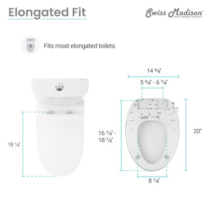 Swiss Madison Cascade Smart Toilet Seat Bidet