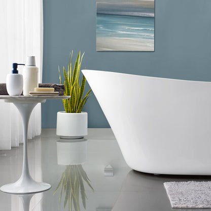 Swiss Madison Sublime 67" Single Slipper Freestanding Bathtub