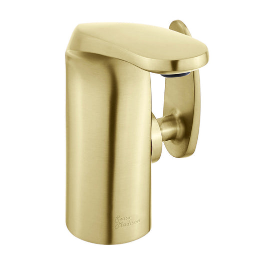Swiss Madison Chateau Single Hole, Single-Handle, Bathroom Faucet in Brushed Gold