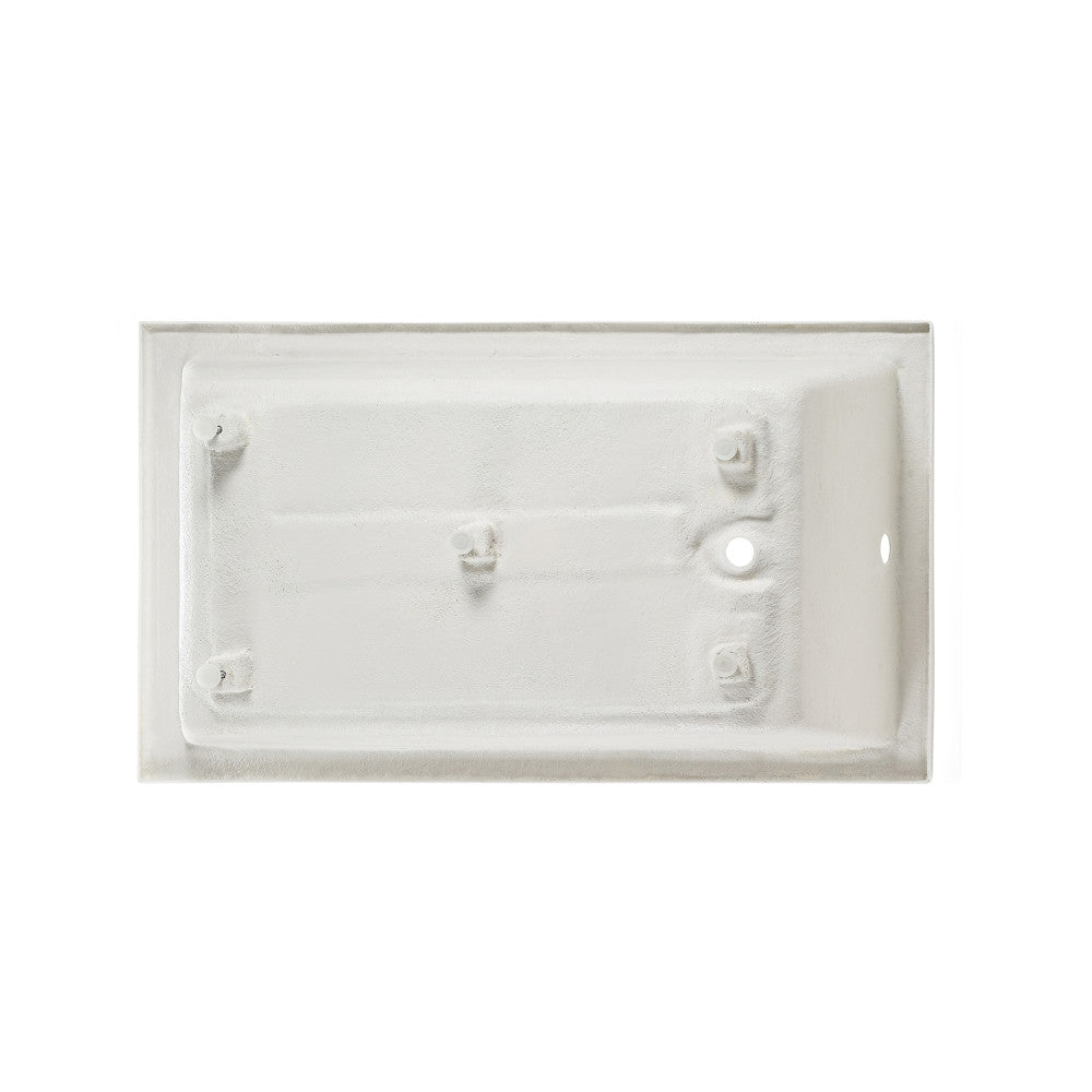 Swiss Madison Voltaire 54 x 30 Right Drain Soaking Alcove Bathtub in Glossy White