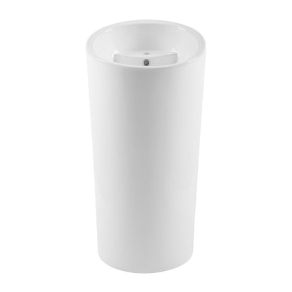Swiss Madison St. Tropez Circular One Piece Pedestal Sink