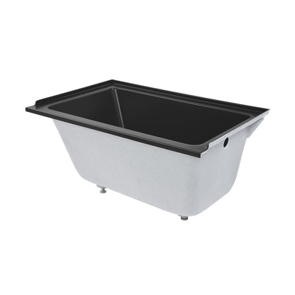 Swiss Madison Voltaire 48" x 32" Right-Hand Drain Alcove Bathtub in Matte Black