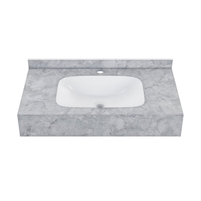 Swiss Madison Avancer 36'' Wall Mount Sink In Storm Grey