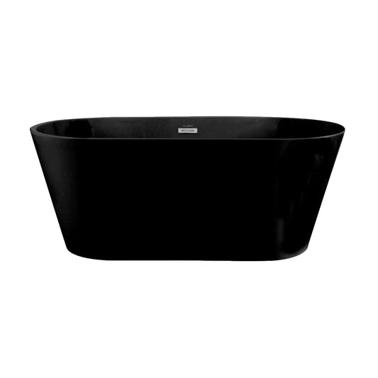 Swiss Madison Claire 60" Freestanding Bathtub in Matte Black