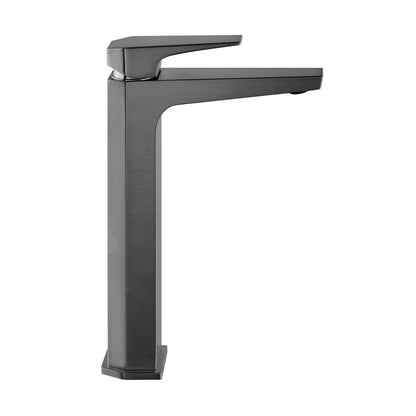 Swiss Madison Voltaire Single Hole, Single-Handle, High Arc Bathroom Faucet in Gunmetal Grey