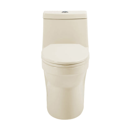 Swiss Madison Virage One Piece Elongated Dual Flush Toilet 1.1/1.6 gpf in Bisque