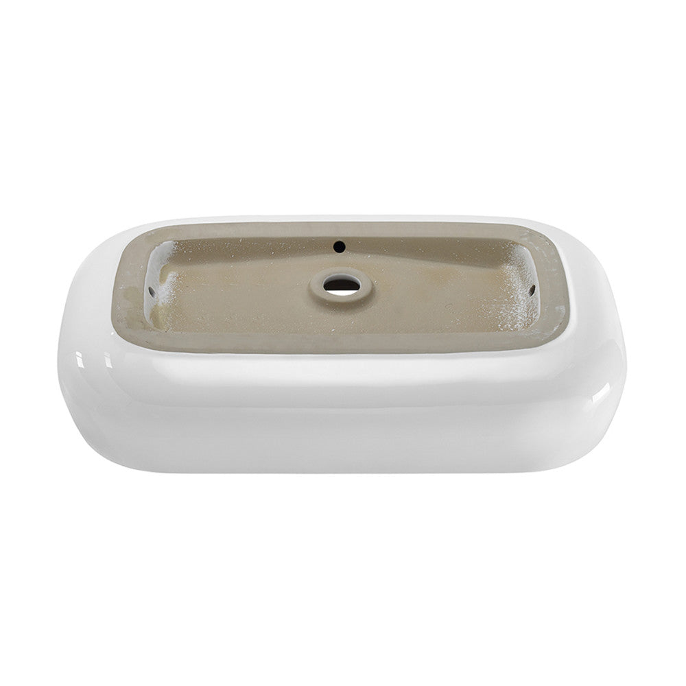 Swiss Madison Chateau 28 Rectangle Ceramic Vessel Sink