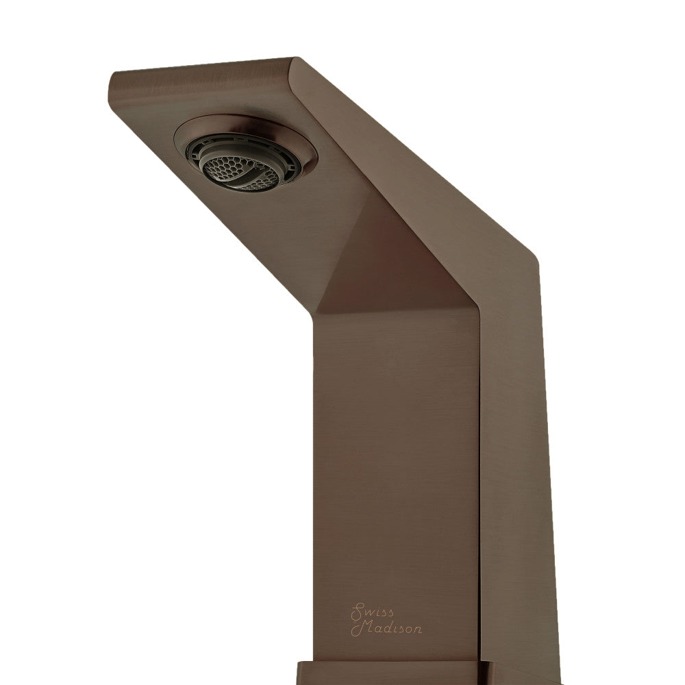 Swiss Madison Carre 8 in. Widespread, 2-Handle, Bathroom Faucet in Oil Rubbed Bronze