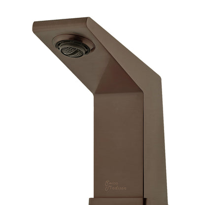 Swiss Madison Carre 8 in. Widespread, 2-Handle, Bathroom Faucet in Oil Rubbed Bronze