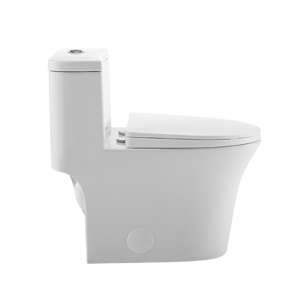 Swiss Madison Bastille One-Piece Elongated Toilet Vortex Dual-Flush 1.1/1.6 gpf