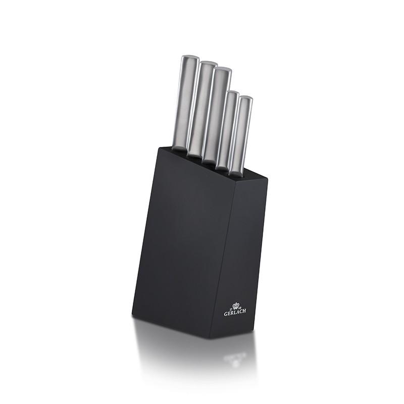 AMBIENTE 6 Piece Knife Block Set - Maxima House