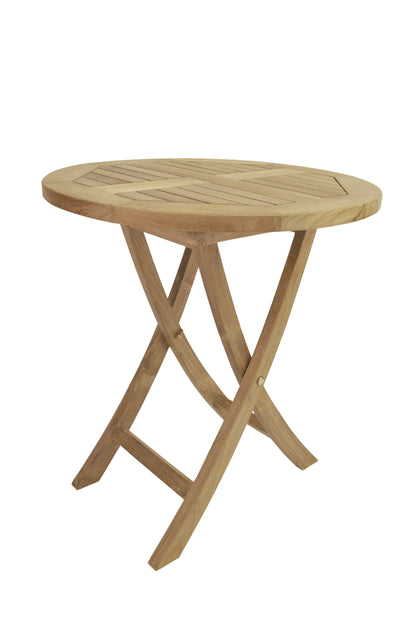 Anderson Teak Bahama 27" Round Bistro Folding Table