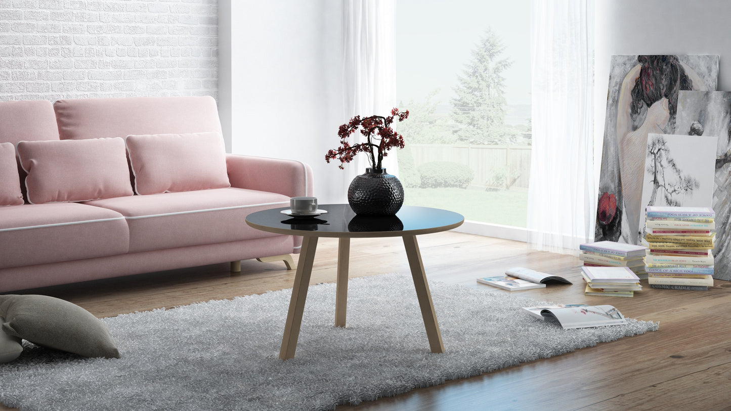 Maxima House OSLO B1-50 small Coffee Table Black gloss