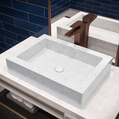 Swiss Madison Voltaire 22" Ceramic Vessel Bathroom Sink in Static White