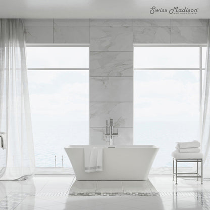 Swiss Madison St. Tropez 60" Freestanding Bathtub
