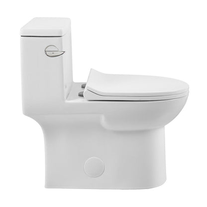Swiss Madison Daxton One-Piece Elongated Left Side Flush Toilet 1.28 gpf