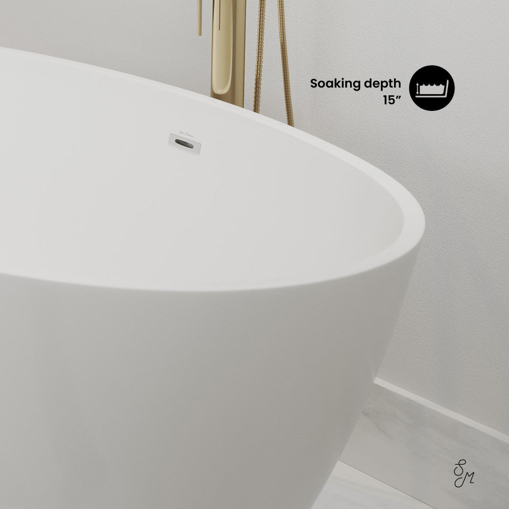 Swiss Madison Manoir 60" Freestanding Bathtub