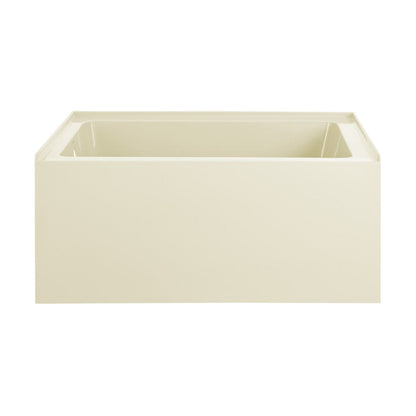 Swiss Madison Voltaire 48" x 32" Left-Hand Drain Alcove Bathtub with Apron in Bisque