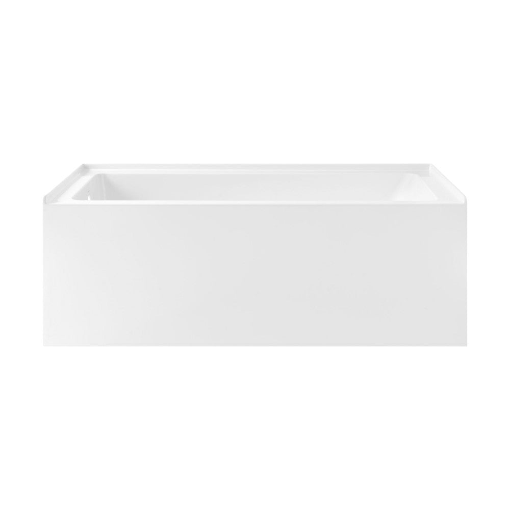 Swiss Madison Voltaire 60 x 30 Skirted Left Drain Soaking Apron Bathtub in Glossy White