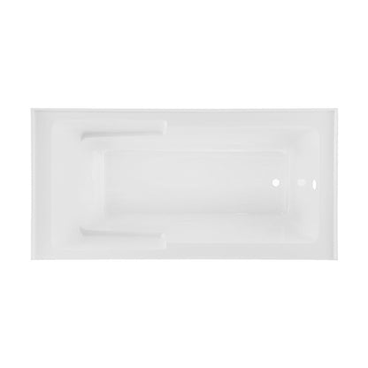 Swiss Madison Voltaire 72" x 36" Right-Hand Drain Alcove Bathtub with Apron and Armrest