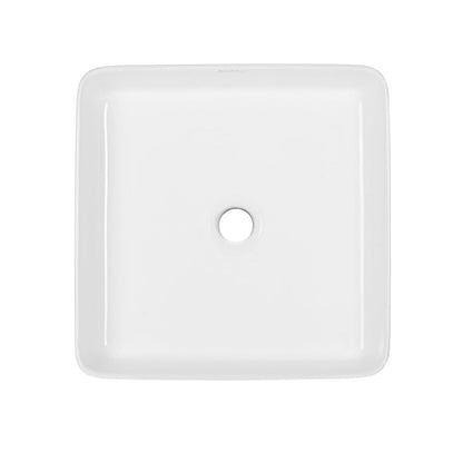 Swiss Madison Concorde Ceramic Square Vessel Sink
