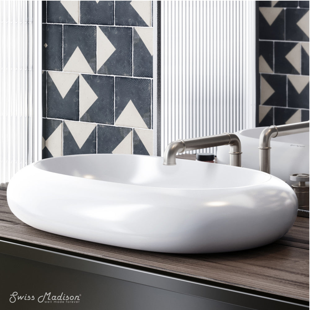 Swiss Madison Plaisir Oval Vessel Sink