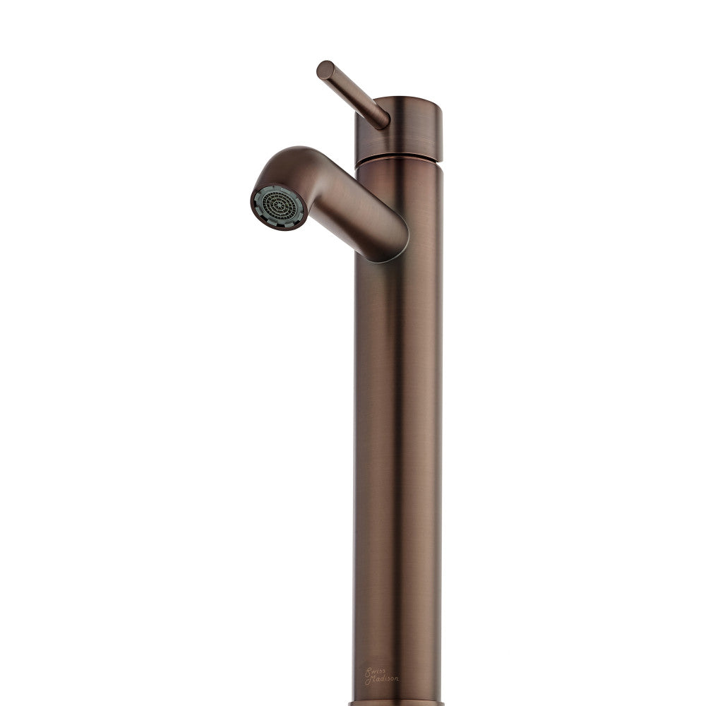 Swiss Madison Ivy Single Hole, Single-Handle, High Arc Bathroom Faucet in Oil Rubbed Bronze