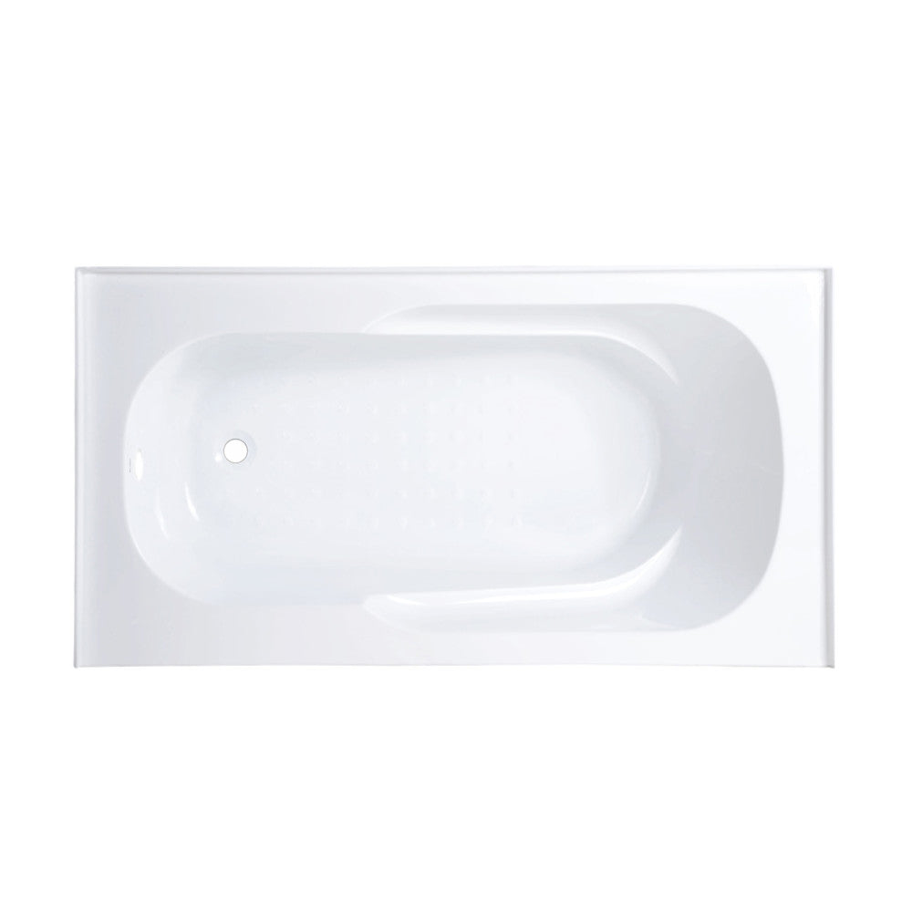 Swiss Madison Ivy 60" x 30" Left-Hand Drain Alcove Bathtub with Apron
