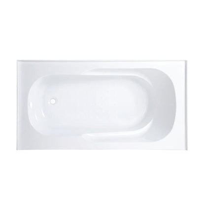 Swiss Madison Ivy 60" x 30" Left-Hand Drain Alcove Bathtub with Apron