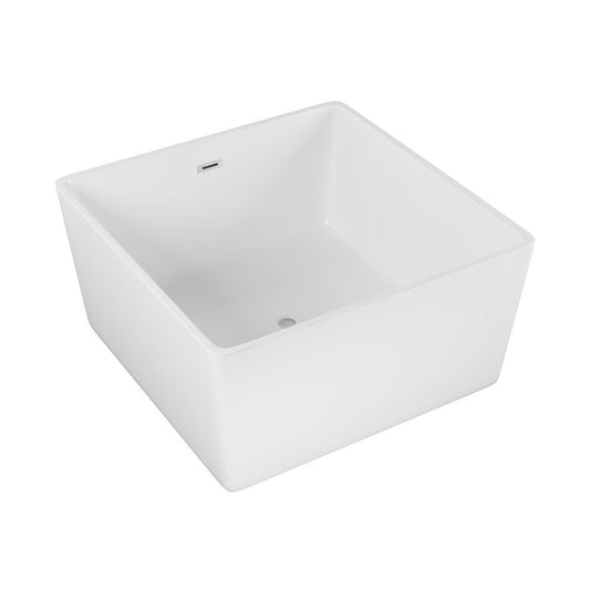 Swiss Madison Voltaire 47" Square Freestanding Bathtub