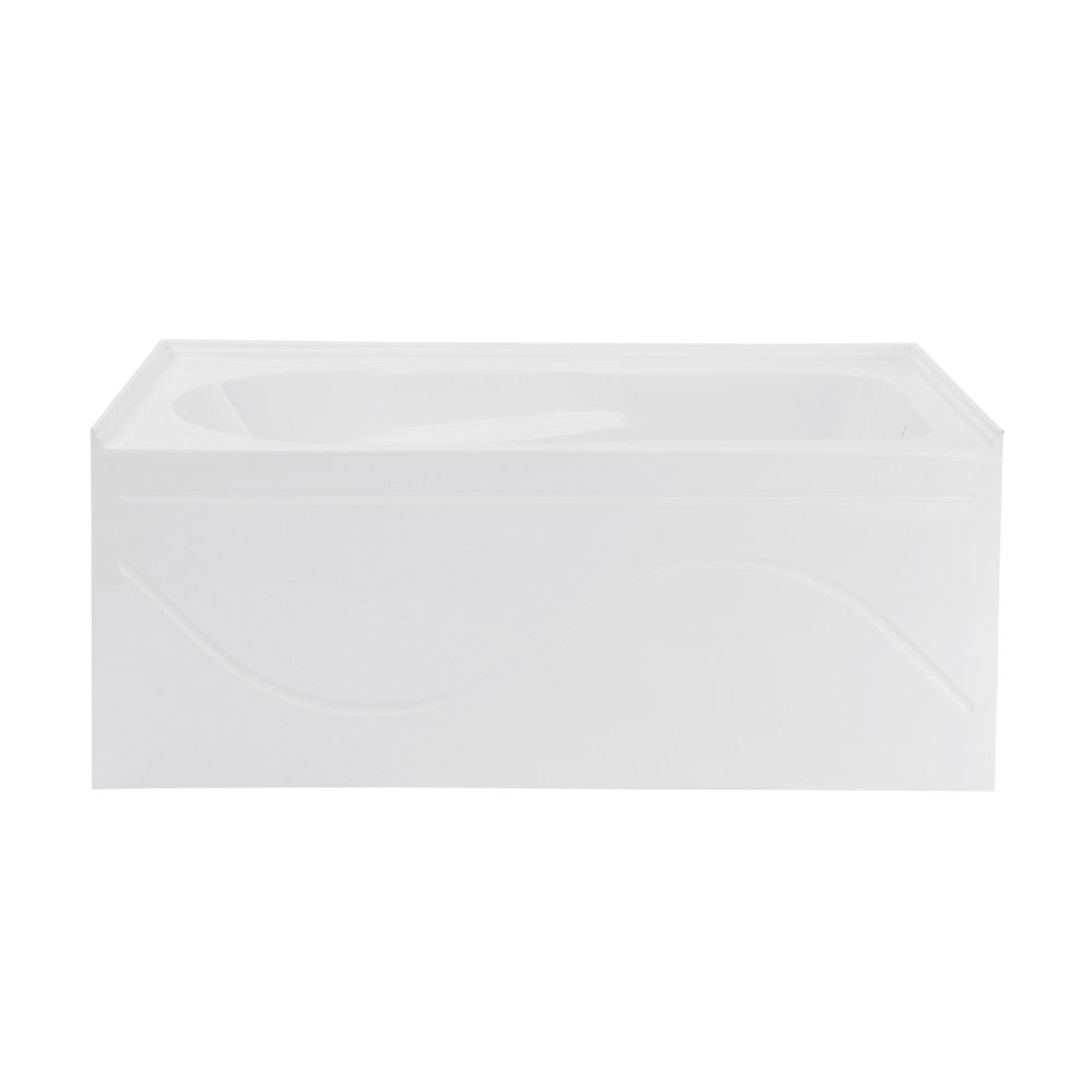 Swiss Madison Ivy 48'' x 32" Bathtub with Apron Right Hand Drain in White