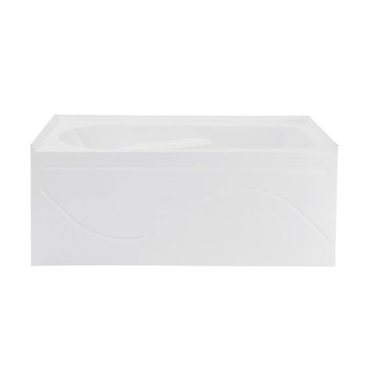 Swiss Madison Ivy 48'' x 32" Bathtub with Apron Right Hand Drain in White